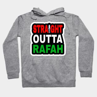 Straight Outta Rafah - Sticker - Front Hoodie